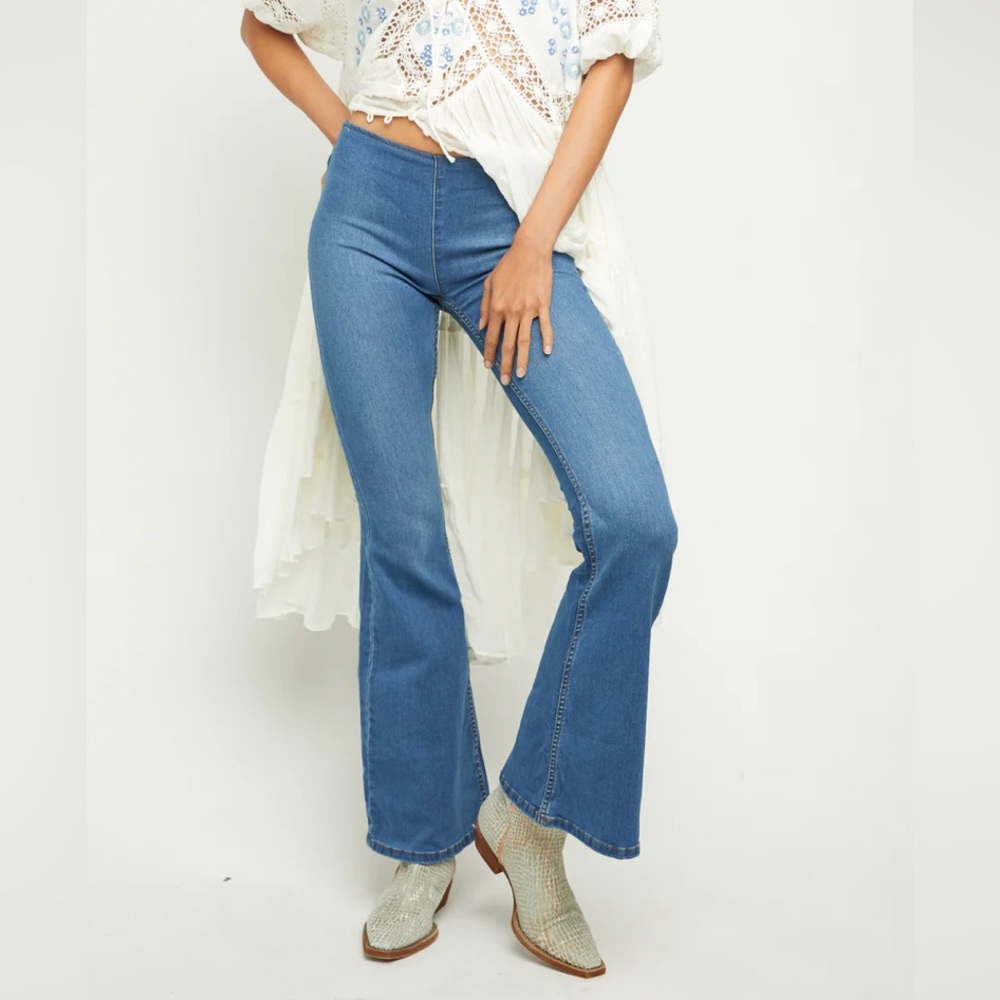 Free People Denim Flare Jeans